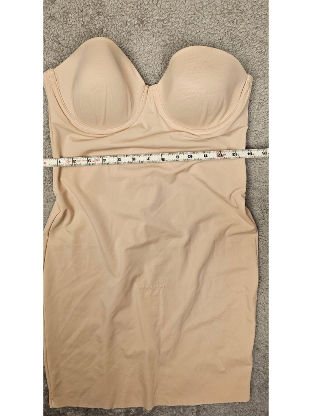 Strapless Nude Body Shaper With Underwire Cups Maidenform Size 38B